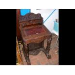 A fine quality Victorian rosewood profusely carved