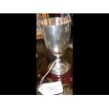 A silver wine cup - 11.5cm high