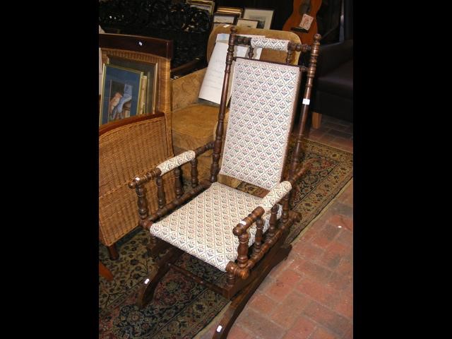 Antique American style rocking chair