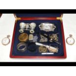 Various collectables, including pocket watches, fo