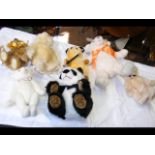 A selection of Steiff and other collectable bears