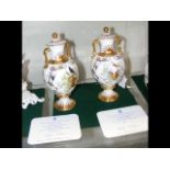 A Royal Crown Derby Solstice vase and cover - H19c