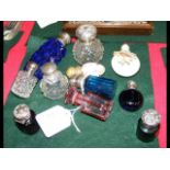 A selection of collectable scent bottles