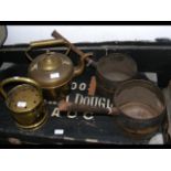 Antique kettle, pots