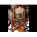 Victorian style elegant toilet mirror with turned