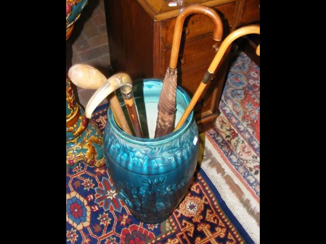 A Bretby Pottery floor vase/stick stand