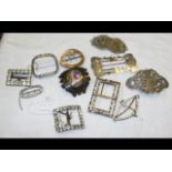 A selection of Victorian and earlier buckles