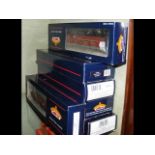 Six boxed Bachmann carriages