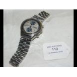 A gent's Seiko chronograph automatic wristwatch wi