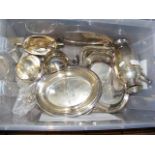 Assorted plated ware including entree dishes and c