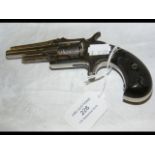 A 19th century US pocket revolver, impressed J M M