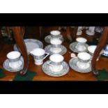 An Art Deco tea set