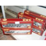 Six boxed GMR Airfix carriages