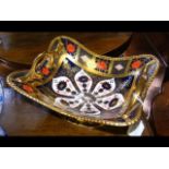 A Royal Crown Derby Imari pattern two handled frui