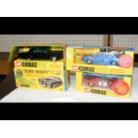 A boxed Corgi die-cast Hillman Hunter with Kangaro