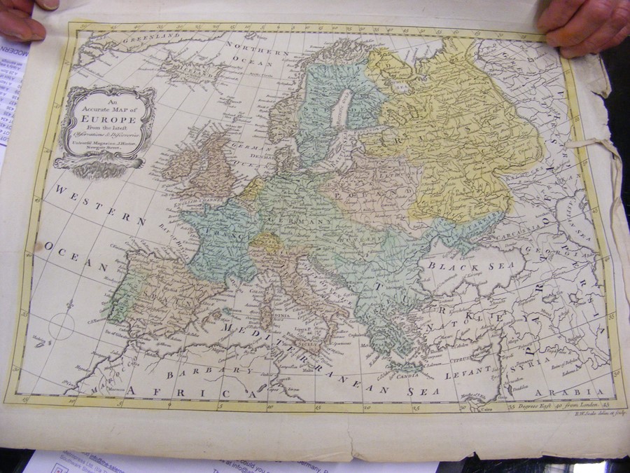 A folio of maps, including Germany, Prussia and early engravings - Image 18 of 32