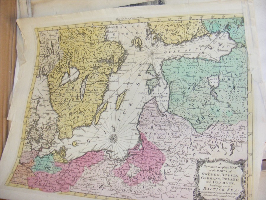 A folio of maps, including Germany, Prussia and early engravings - Image 13 of 32