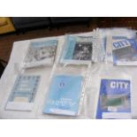 A large collection of Coventry City football progr