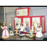 Seven boxed Royal Doulton Bunnykins figures, inclu