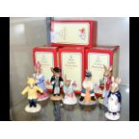 Seven boxed Royal Doulton Bunnykins figures, inclu