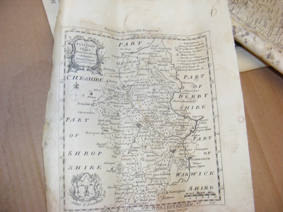 A folio of maps, including Germany, Prussia and early engravings - Image 6 of 32