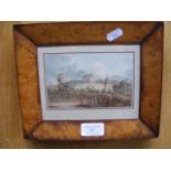 A 19th century watercolour - country house scene -