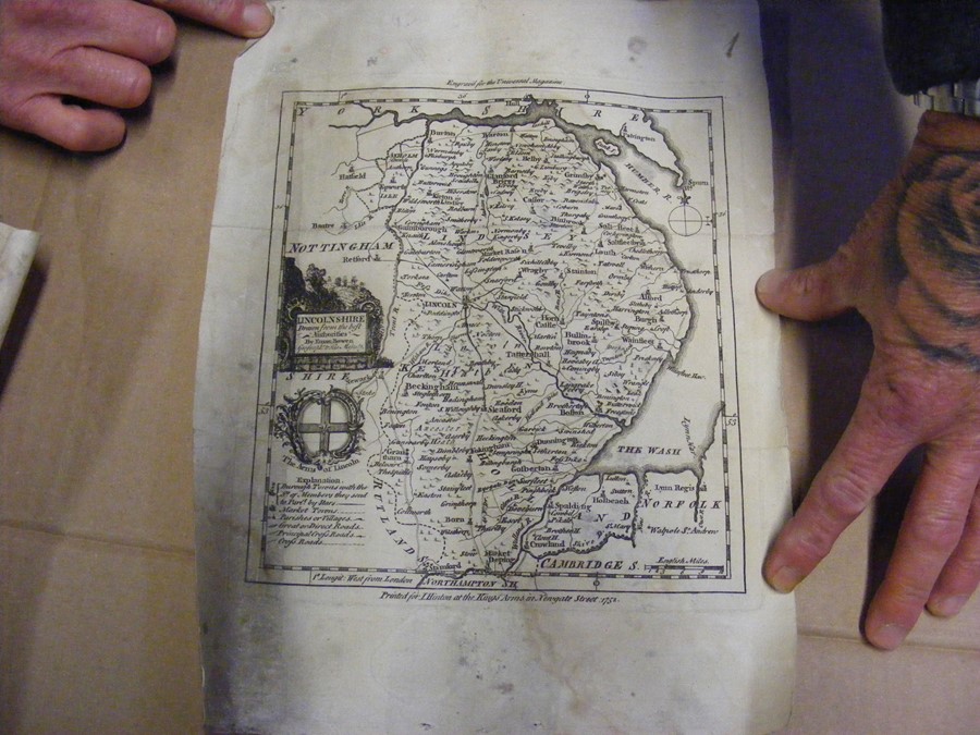 A folio of maps, including Germany, Prussia and early engravings - Image 21 of 32