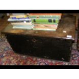 A small antique storage chest