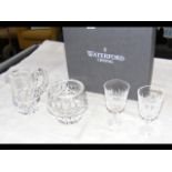 Waterford Crystal 'Lismore' pattern - a pair of port