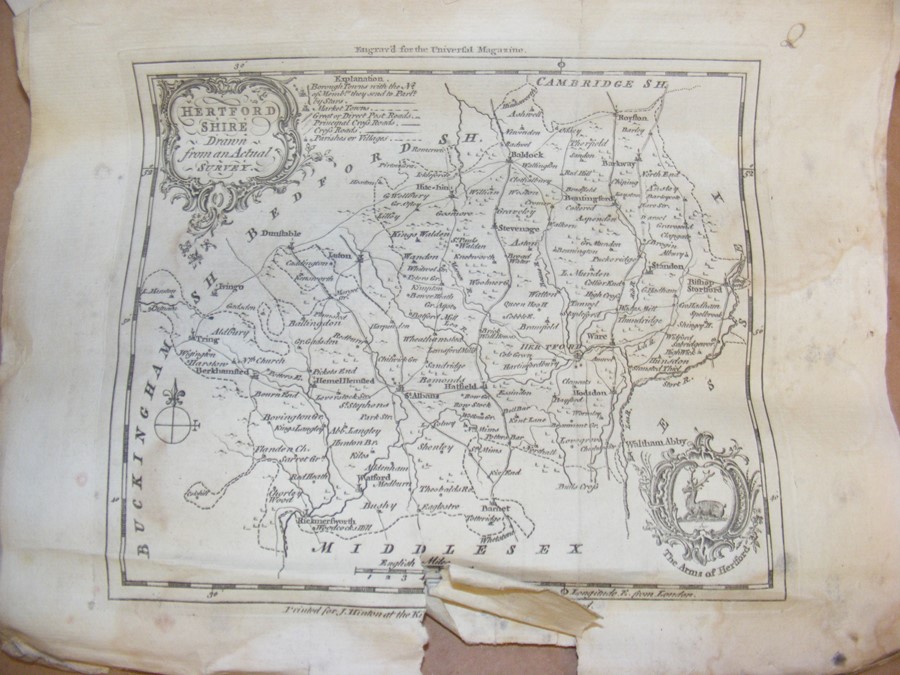 A folio of maps, including Germany, Prussia and early engravings - Image 3 of 32