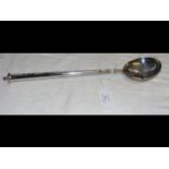 A replica 1684 silver basting ladle - 38cm long -