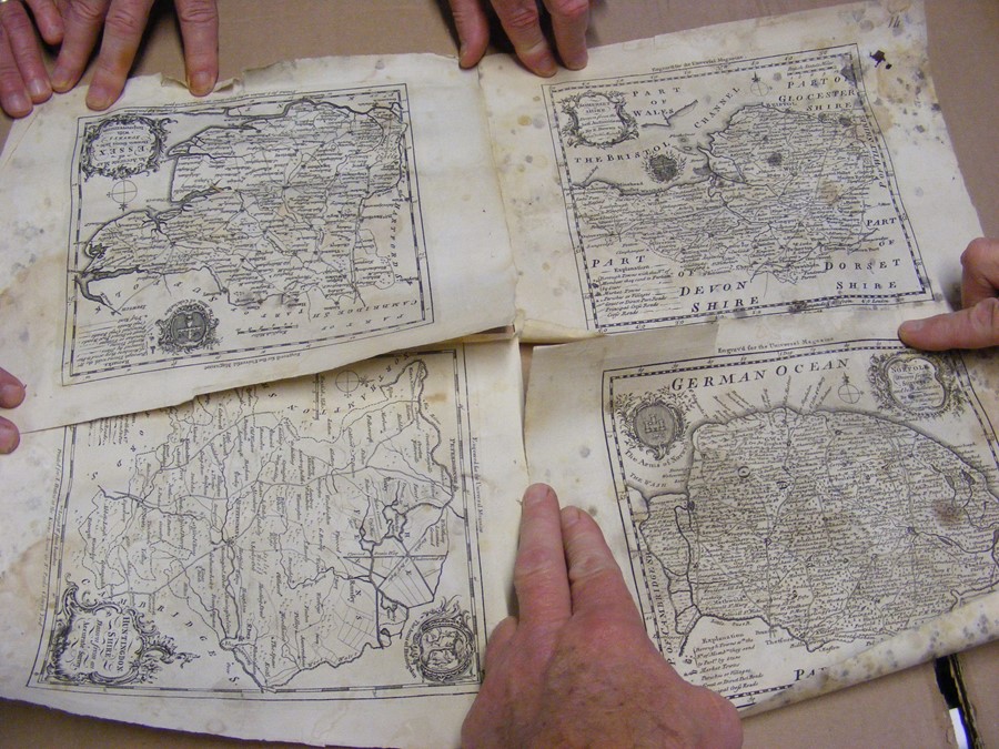 A folio of maps, including Germany, Prussia and early engravings - Image 24 of 32