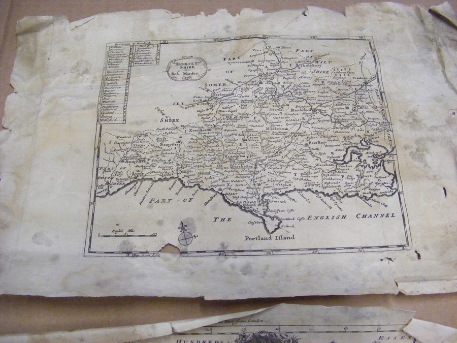 A folio of maps, including Germany, Prussia and early engravings - Image 28 of 32