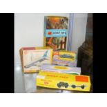 Boxed Dinky Toy 717 Plane, together with Mercedes