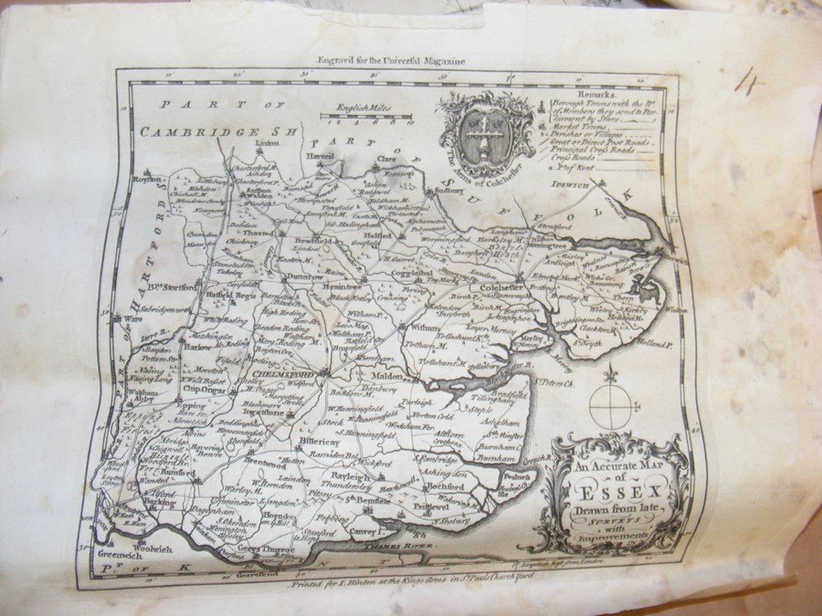 A folio of maps, including Germany, Prussia and early engravings - Image 4 of 32