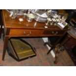 Edwardian two drawer desk