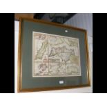 An antique Map of the Isle of Wight and other isla