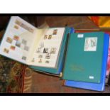 Selection of various stamp albums - GB and other