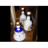 Three unopened Bell's Old Scotch Whisky decanters