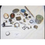 Various collectable silver and other items