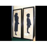 A pair of silhouettes by PEGGY NEWALL