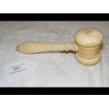 Antique ivory gavel