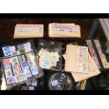 A large collection of old stamps from Japan on sto