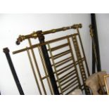 Antique Victorian brass bedstead