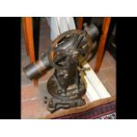 Antique theodolite on stand - 44cm high