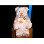A collectable Steiff Bear 'Rosey' - 1999 - with growler
