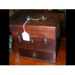 A Georgian apothecary box
