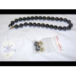 An Annabel Jones Hematite necklace with 9ct gold c