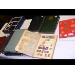 Selection of collectable stamps in various albums