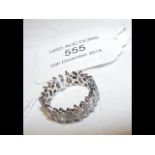 A lady's diamond full eternity ring - approx. 3.0